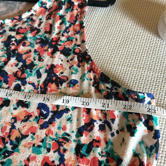 Apt 9-3/4 length sundress in comfortable multi colored printed fabric - 2X - Picture 7 of 10